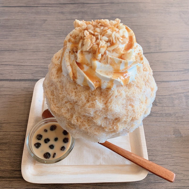 ロイヤルミルクティラテ(氷屋cafe 旬果)