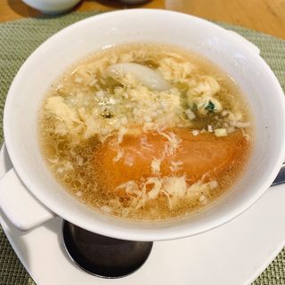 卵とトマトのスープ(中華銘菜 火龍園 （ファンロンユェン）)