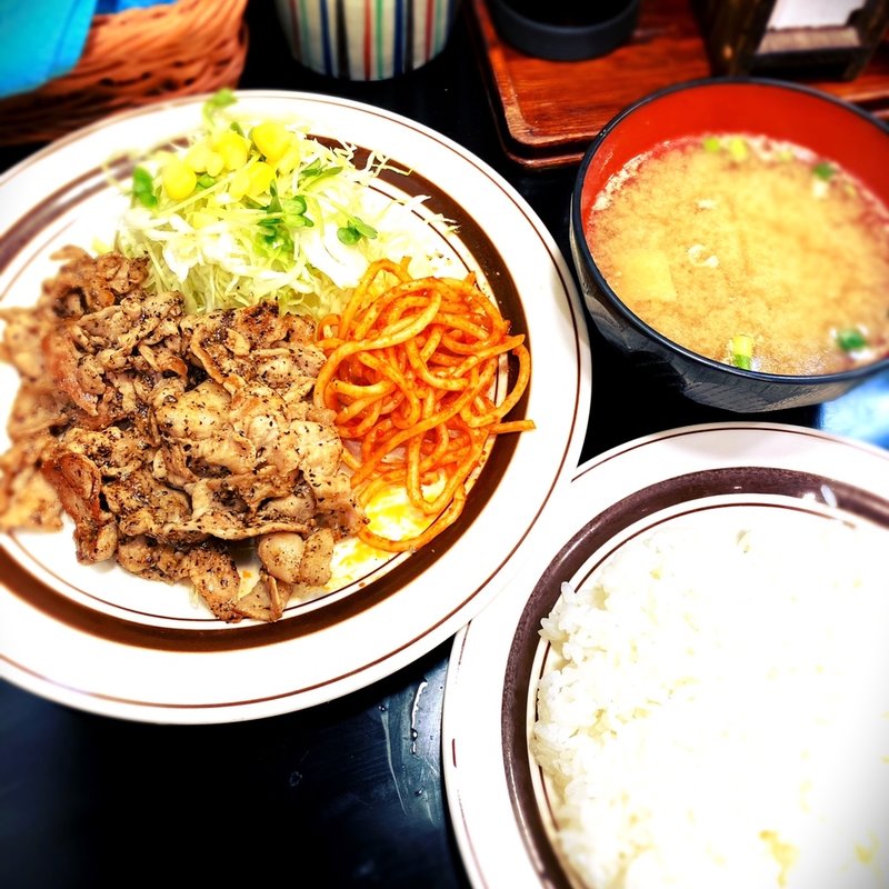 からし焼肉定食(キッチンABC 西池袋店)