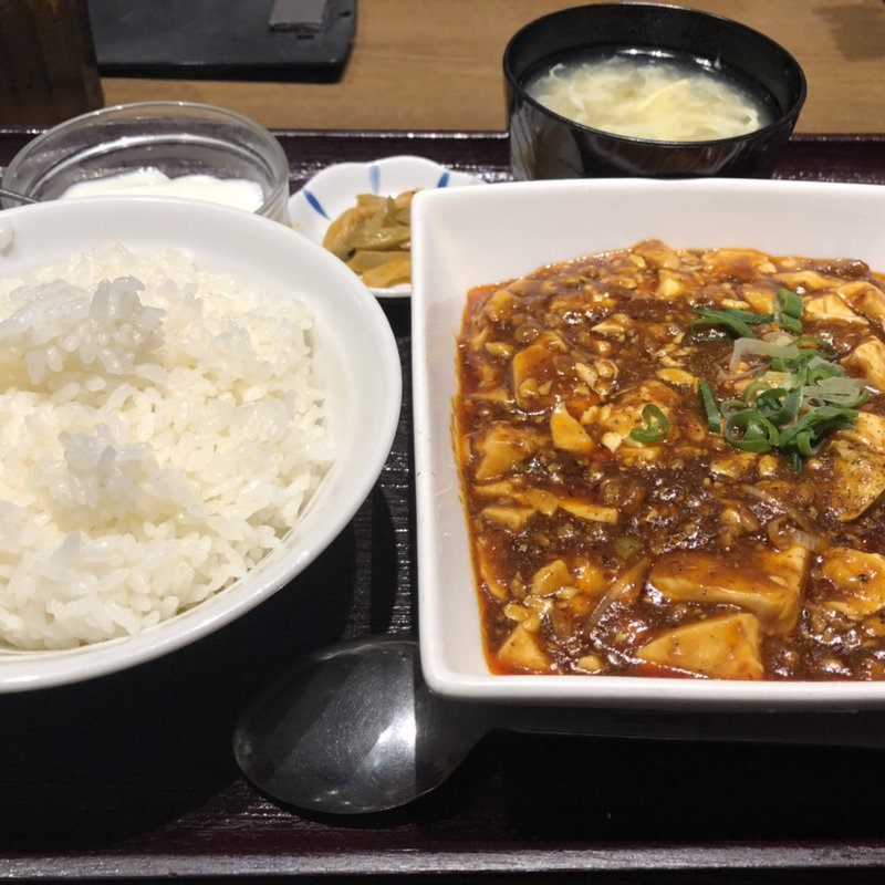 麻婆豆腐定食(上海料理　桂樹園)