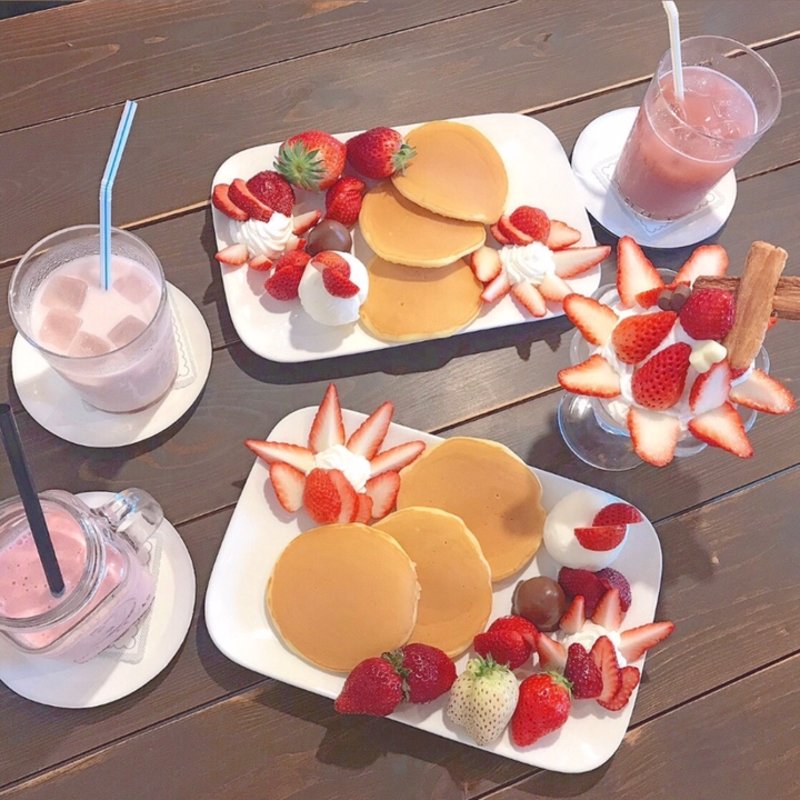 パンケーキ(くろいちごcafe)