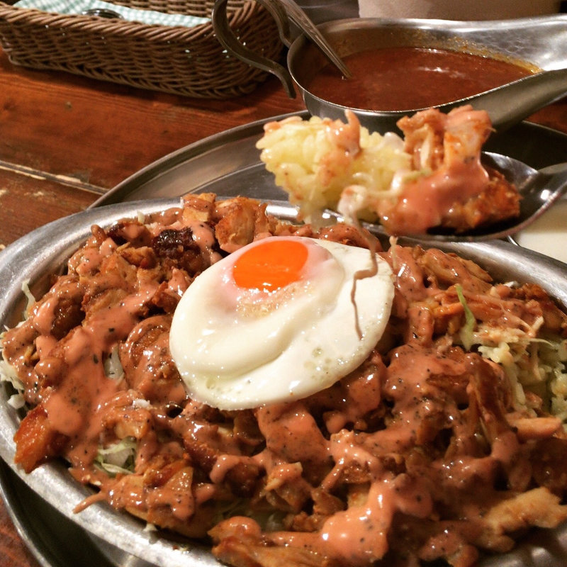 チキンケバブキーマライス定食(ターリー屋 新宿西口店)