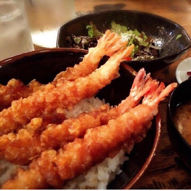 江戸前海老四天丼(権八 西麻布 （GONPACHI）)