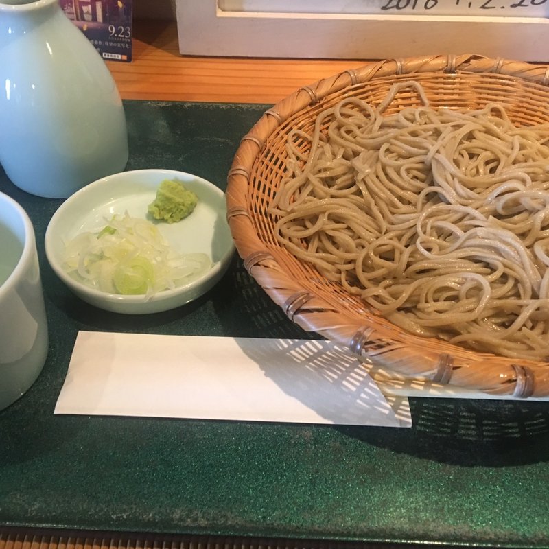 ざるそば(そば処 響 （ひびき）)