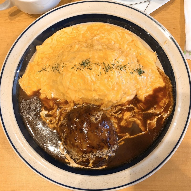 ハンバーグオムライス(キッチン　加山 （Kitchen　Kayama）)