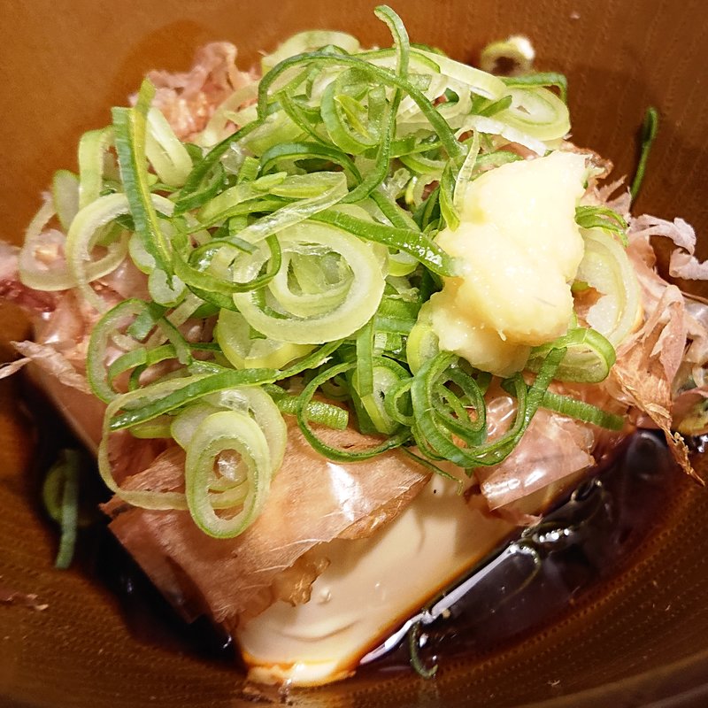 国産大豆の冷奴(鳥貴族 鹿島田店)