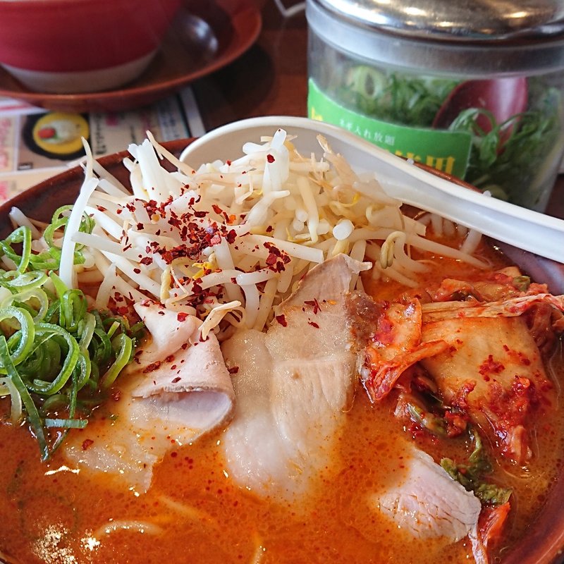 キムチラーメン(ラーメン横綱 千葉ニュータウン店)