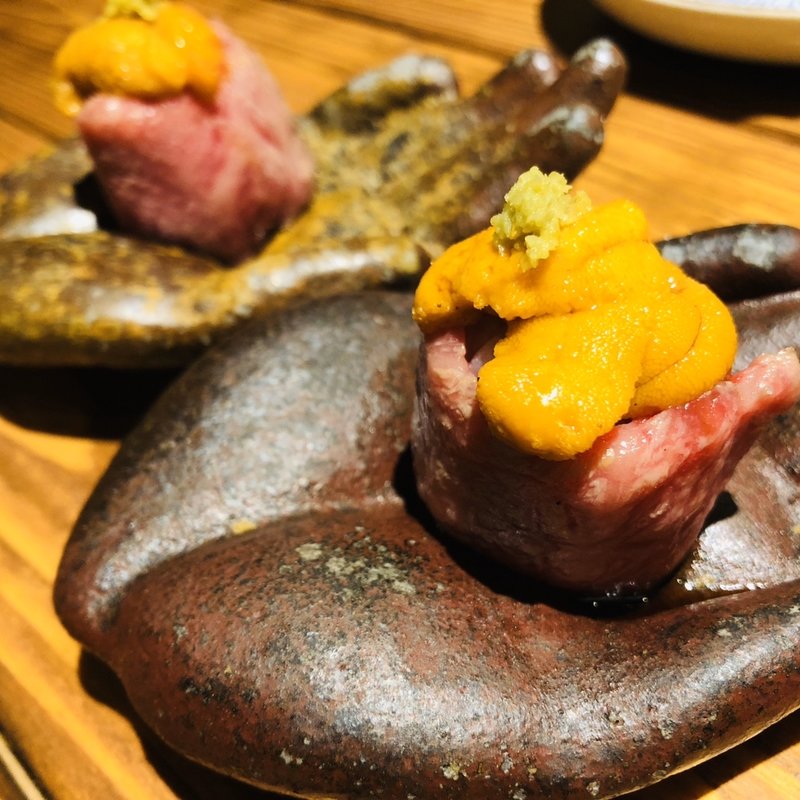 うにく(野菜巻き串ともつ鍋 おくお 天満店)