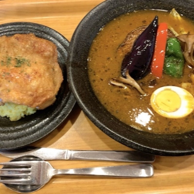 グリルドチキンカレー(スープカレーハウスしっぽ 矢巾店 )