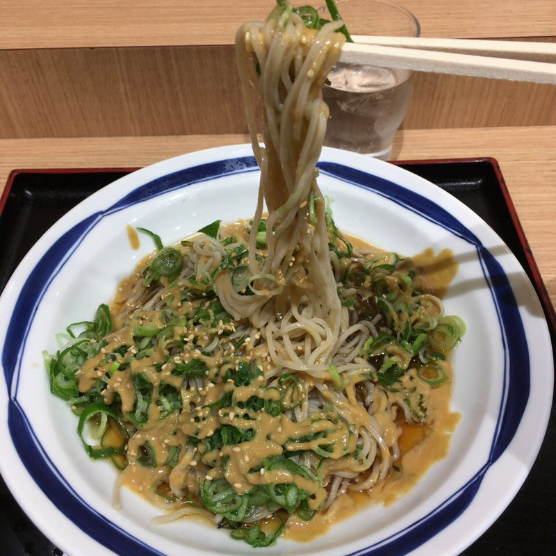 冷しねりごまそば(そば処 信州屋)