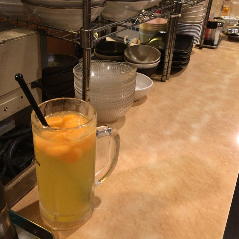 冷凍みかんサワー(ヤキトリハウス平安郷)