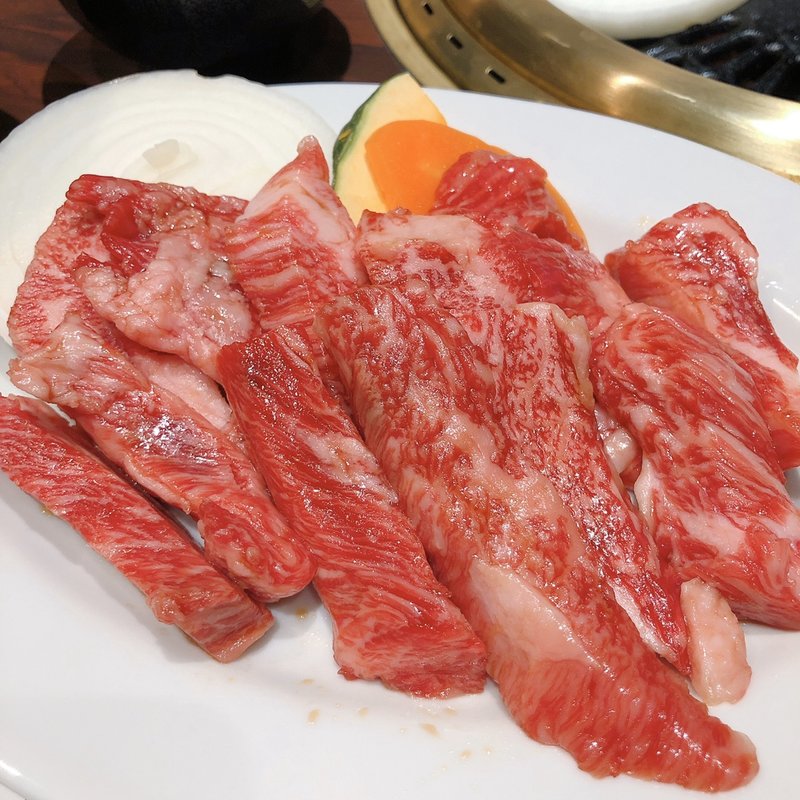 和牛ダブルカルビ定食(肉の館 羅生門 明石店)