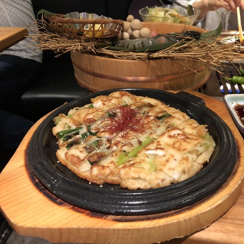 九条葱チヂミ(焼肉上野太昌園 上野駅前店)