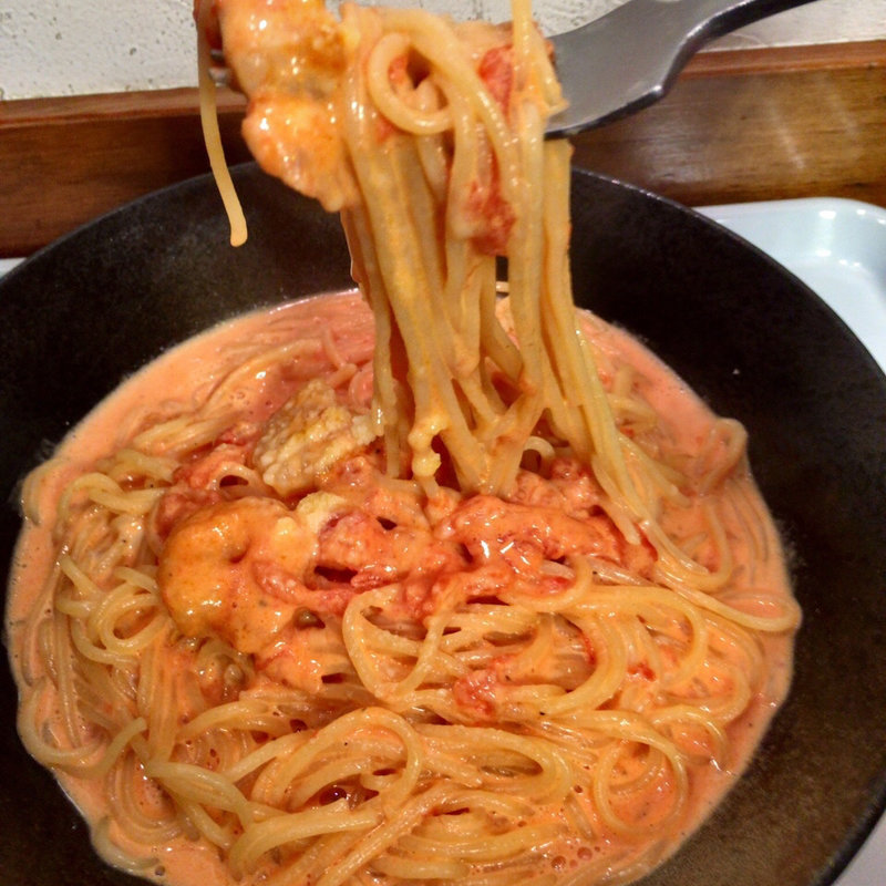 豆乳のカルボナーラ(パスタ人)