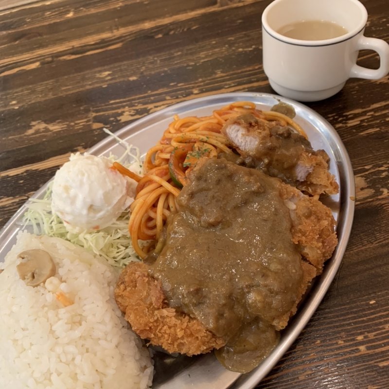 カツトルコライス (大)(昭和洋食 開陽亭)