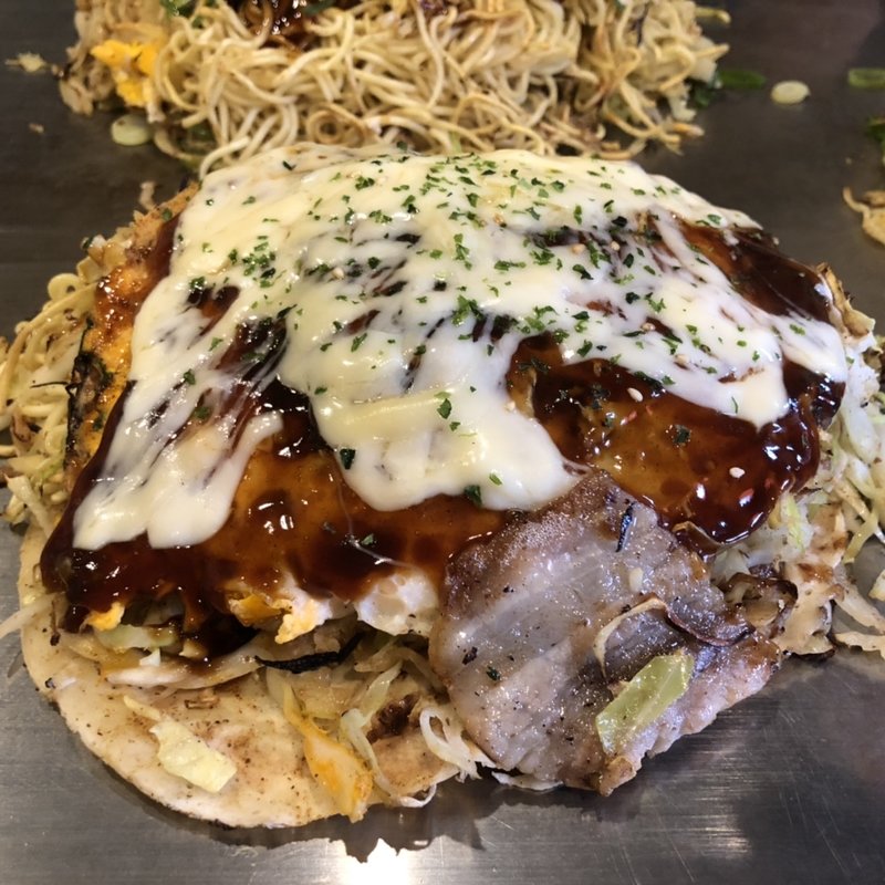 4492メニュー（モチ、チーズ）(広島お好み焼 ひらの福岡)