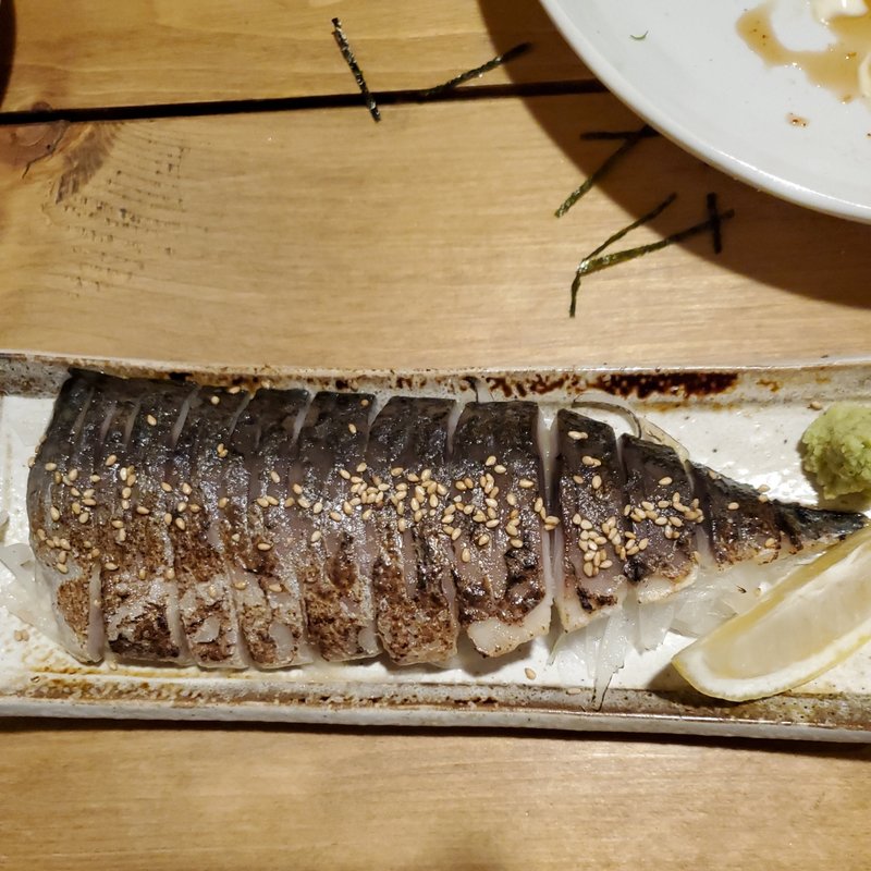 炙り大トロ〆鯖(あそばれ 〜阿蘇晴れ〜 新宿東口店 （【旧店名】とりの助とり太郎）)