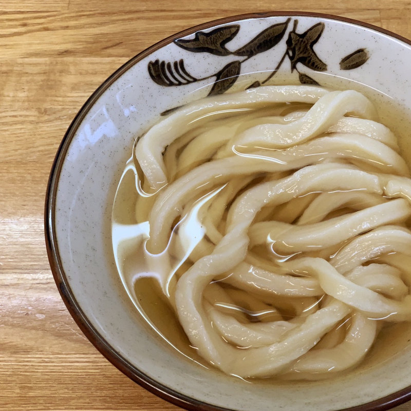 かけうどん(ひやあつ並)(手打ちうどん こげら)