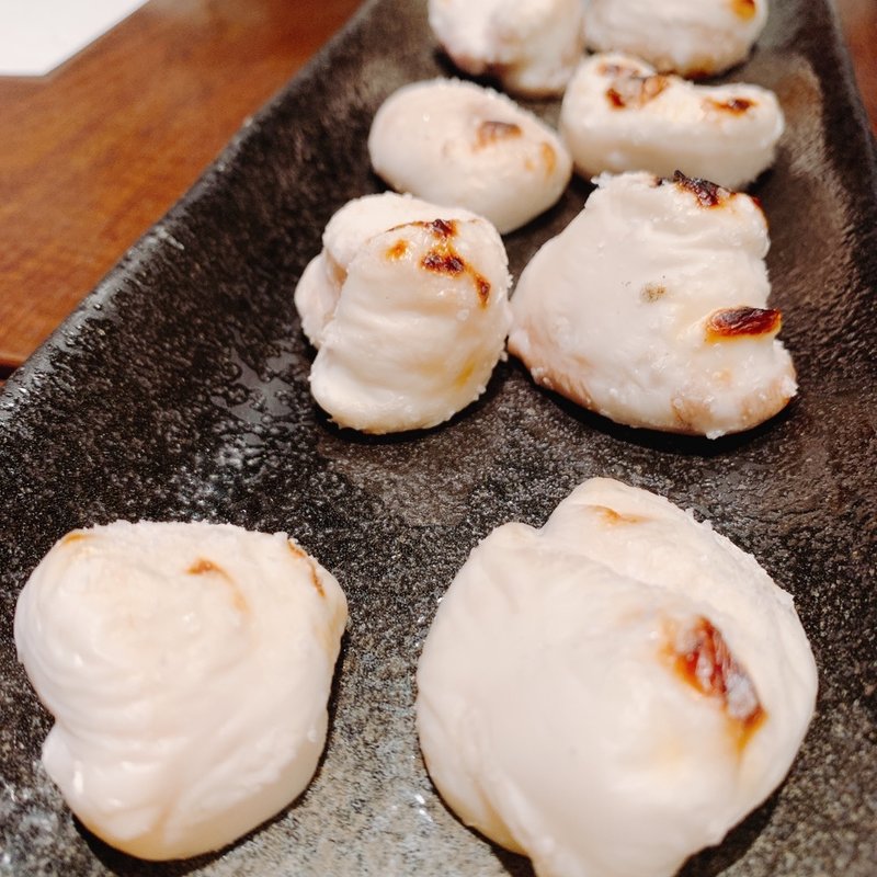 フグの白子焼き(炭焼 一徹)