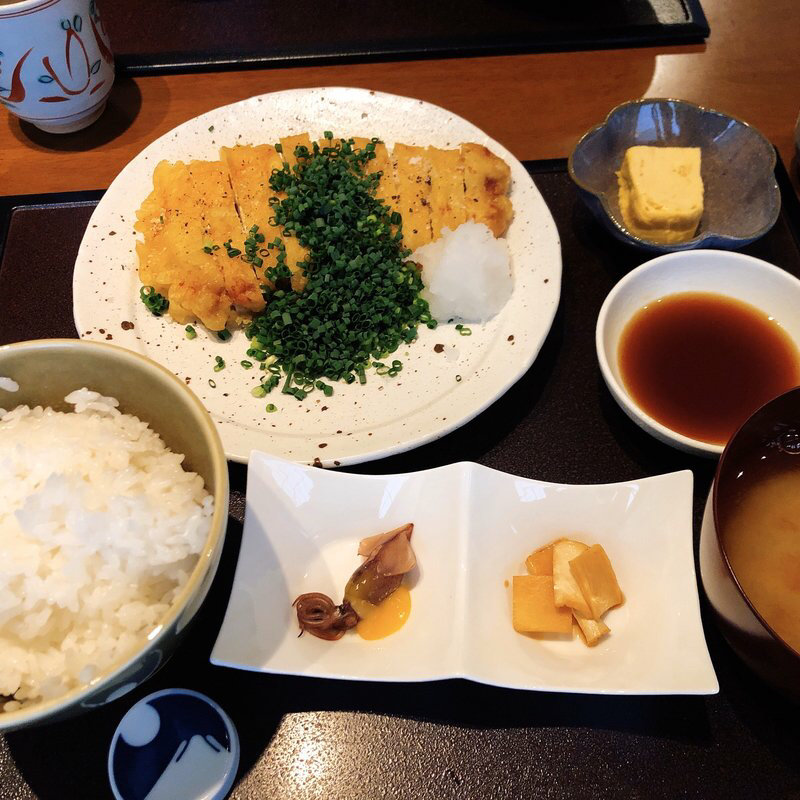 豚の天ぷら（ランチセット）(日本橋 逢坂)