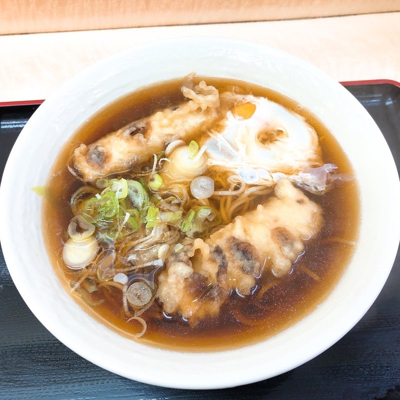 ちくわ天玉そば(天花そば )