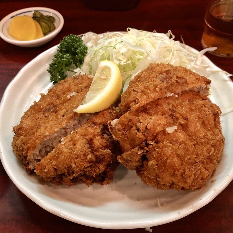 メンチカツ定食(とん㐂)