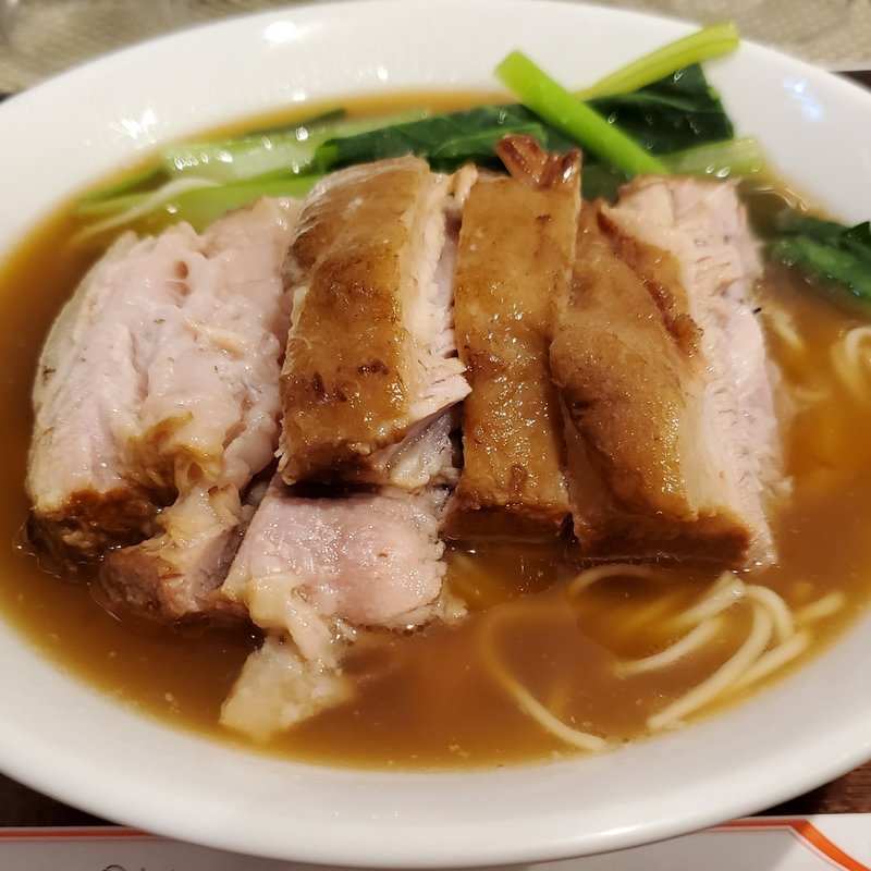 豚バラそば(海員閣)