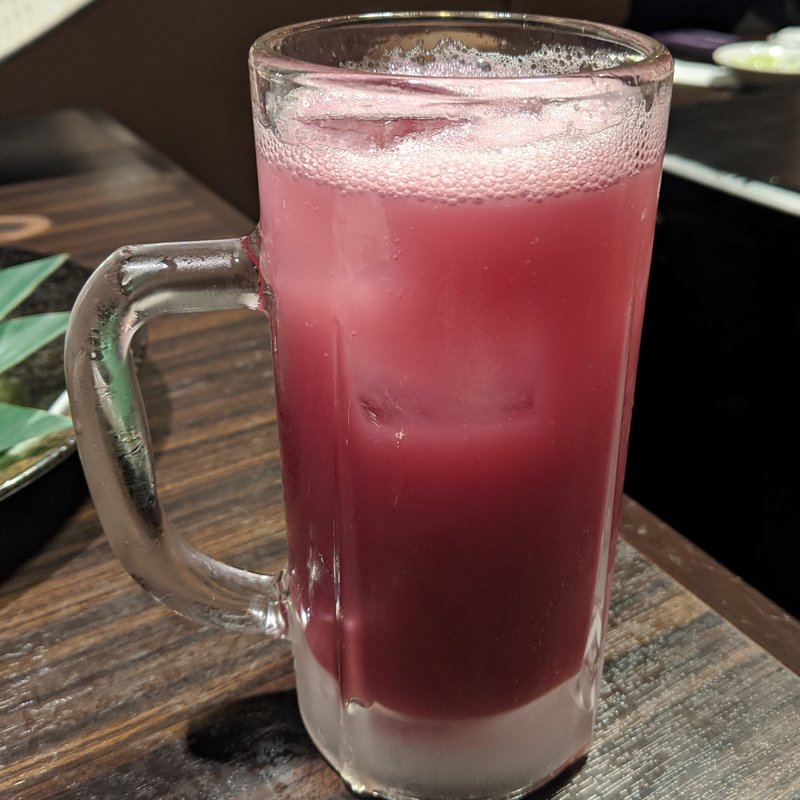 巨峰カルピスサワー(焼肉もとやま 新宿店)