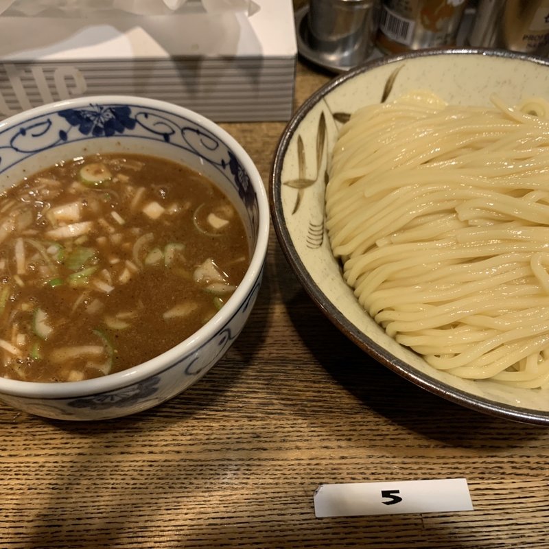 淡麗烏賊干し塩つけ麺(新橋 纏 （まとい）)