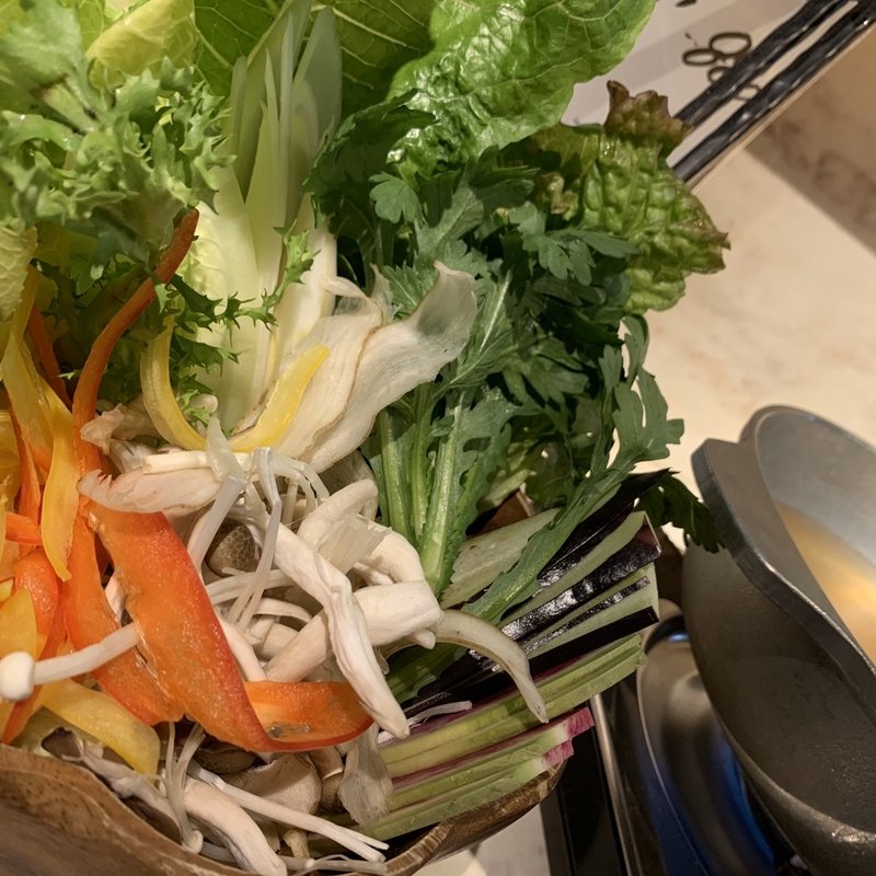 やさいしゃぶしゃぶ(やさい道場 新橋店)