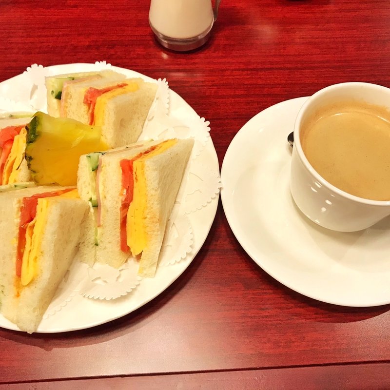 ミックスサンドセット(喫茶サンシャイン )