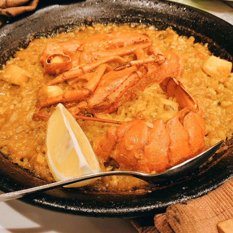 オマール海老のパエリア(スペイン食堂 石井 （イシイ）)