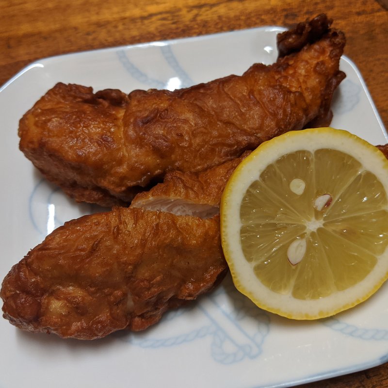 笹身の唐揚げ(はがくれ )