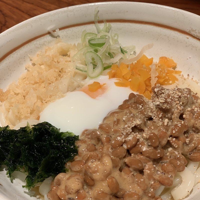 納豆うどん(喜良久 （きらく）)