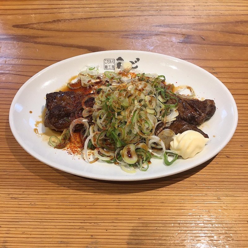 おつまみ軟骨チャーシュー(こだわり麺工房 たご)