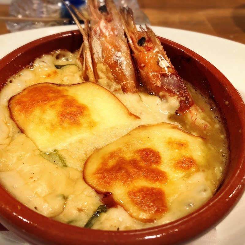 海老とポテトのグラタン(北浜バールこにし )