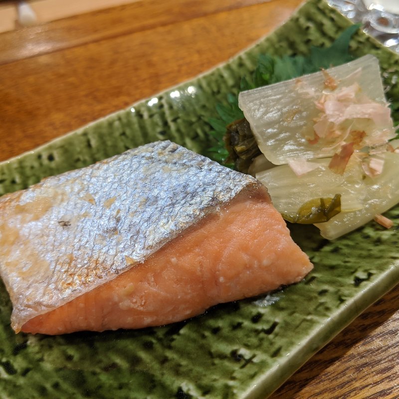 自家製かす漬け焼き魚（鮭）(酒と醸し料理BY)
