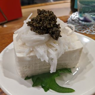 長芋ととんぶりのせ豆腐(酒と醸し料理　BY )