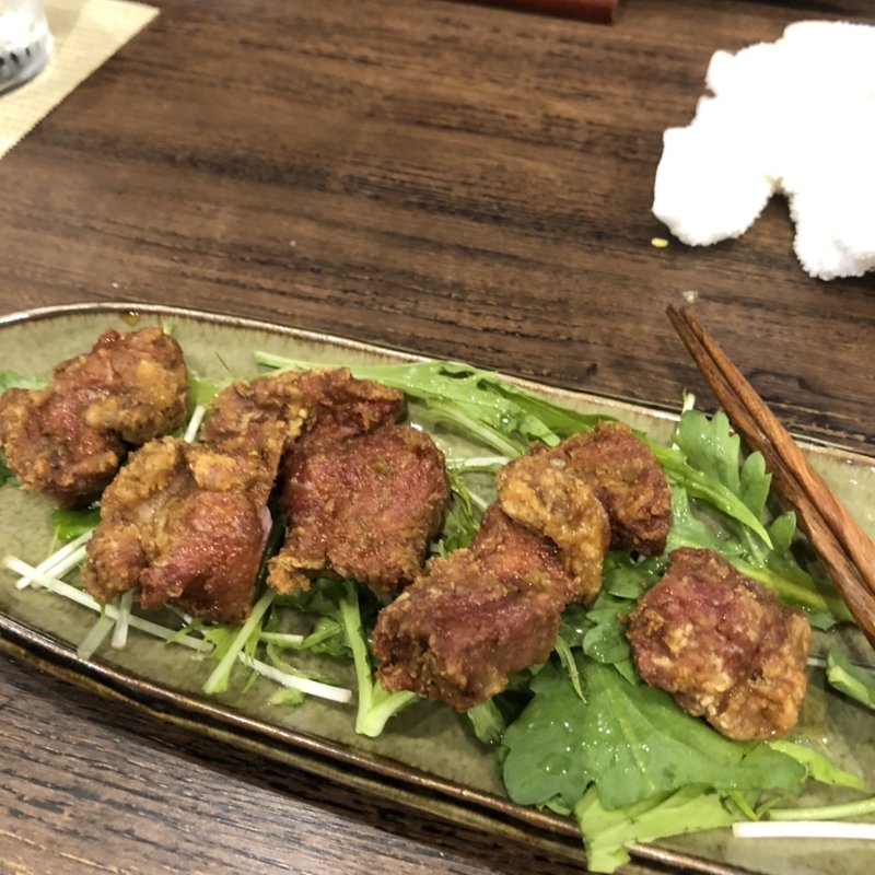ラム肉スパイシー揚げ(隠屋)