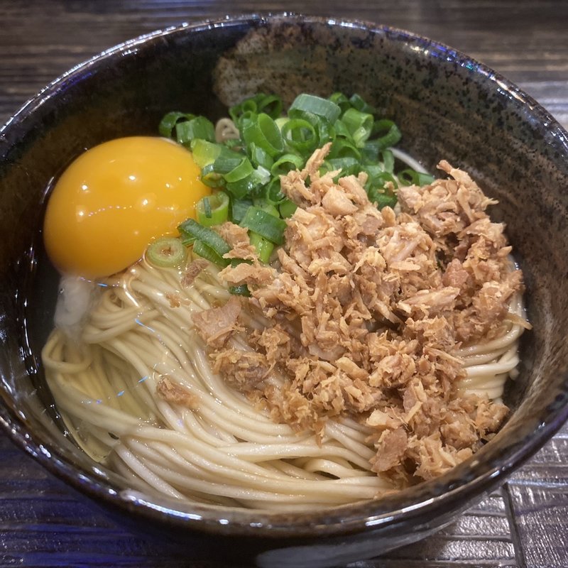 和え玉オリーブ釜玉(丿貫)