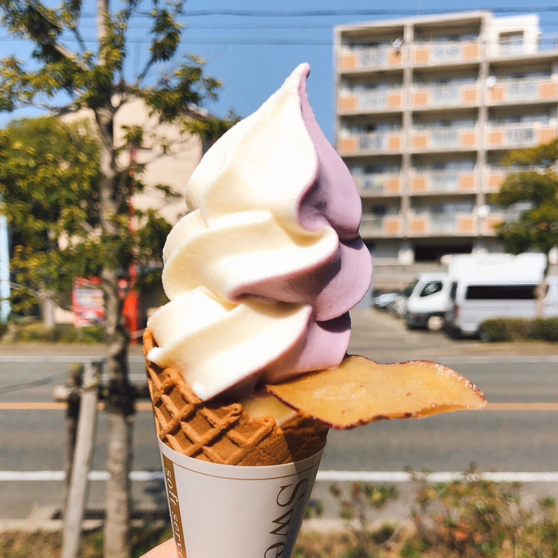 いも屋のソフト ミックス(芋屋金次郎 福岡店)