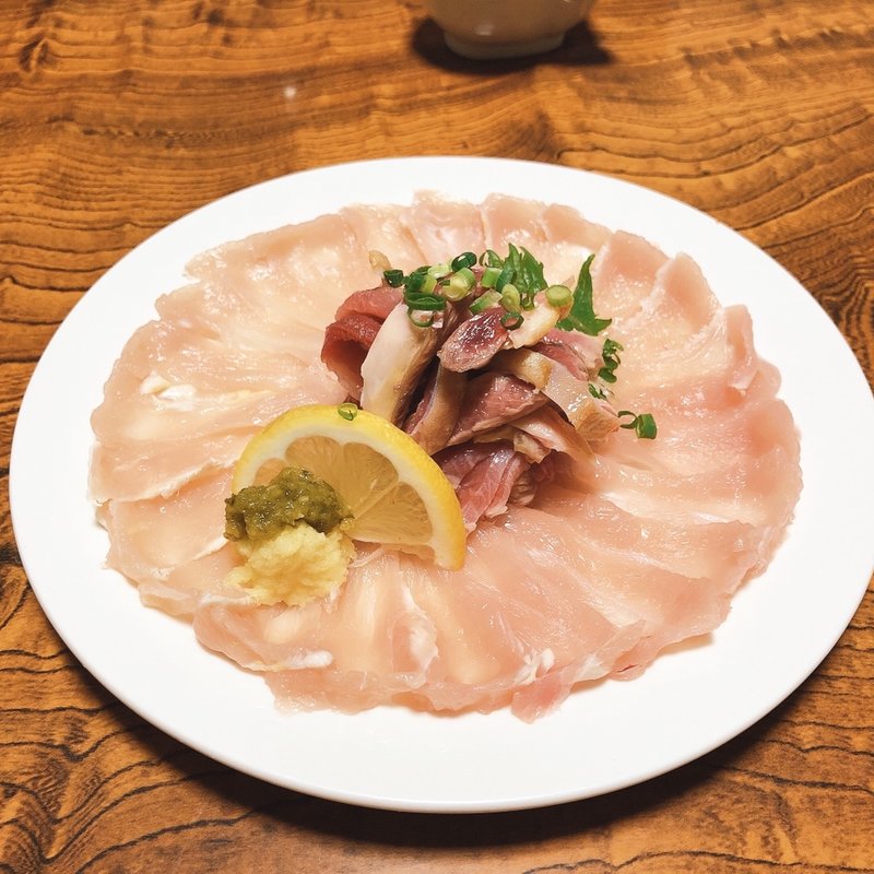 鶏のコース(鳥料理 香楽)