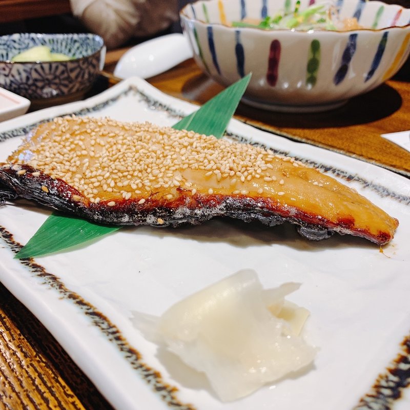 さばのみりん干し定食(恵比寿 土鍋炊ごはん なかよし 本店)
