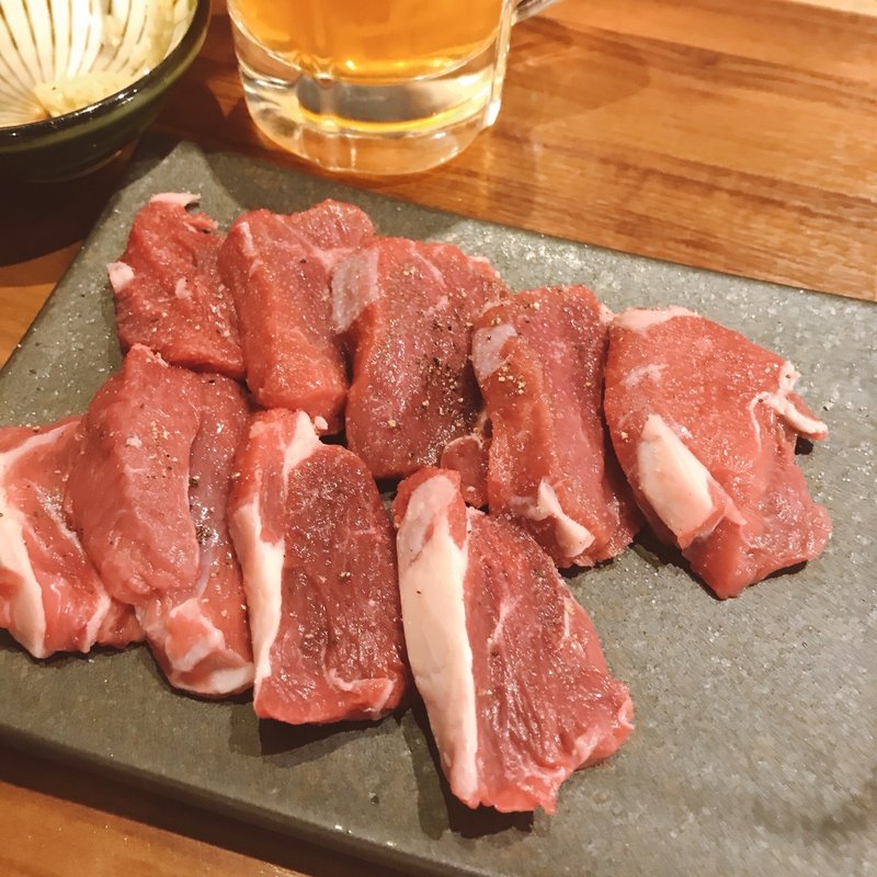 厚切りラムらんぷ(ジンギスカン 羊一 五反田西口店)