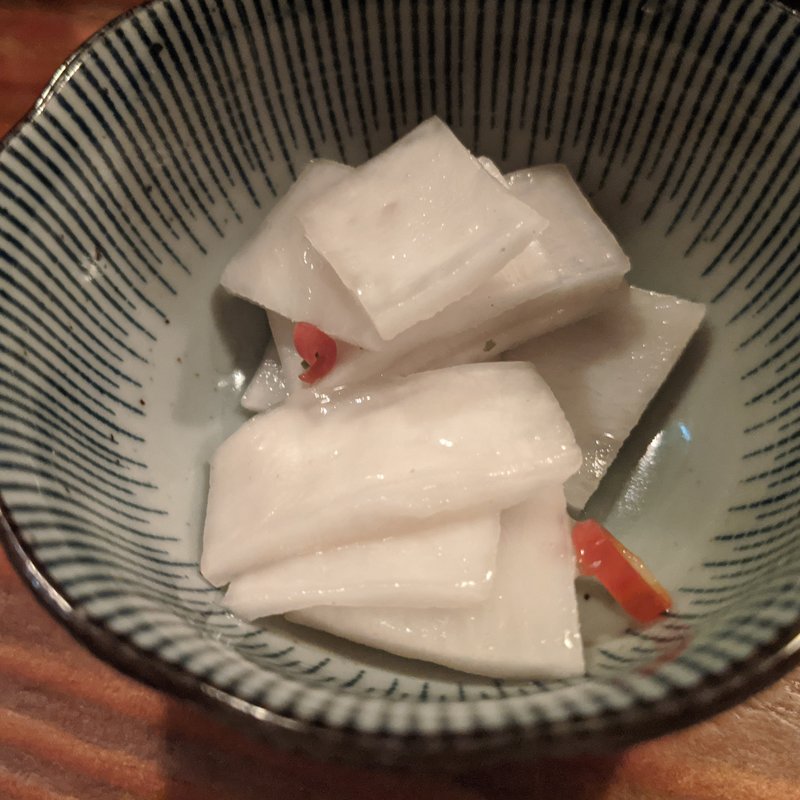 大根の皮漬け(ぼんそわ)