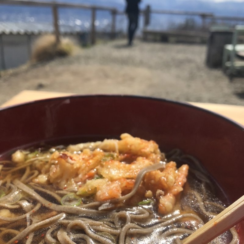 天ぷらそば(ほったらかし温泉 )