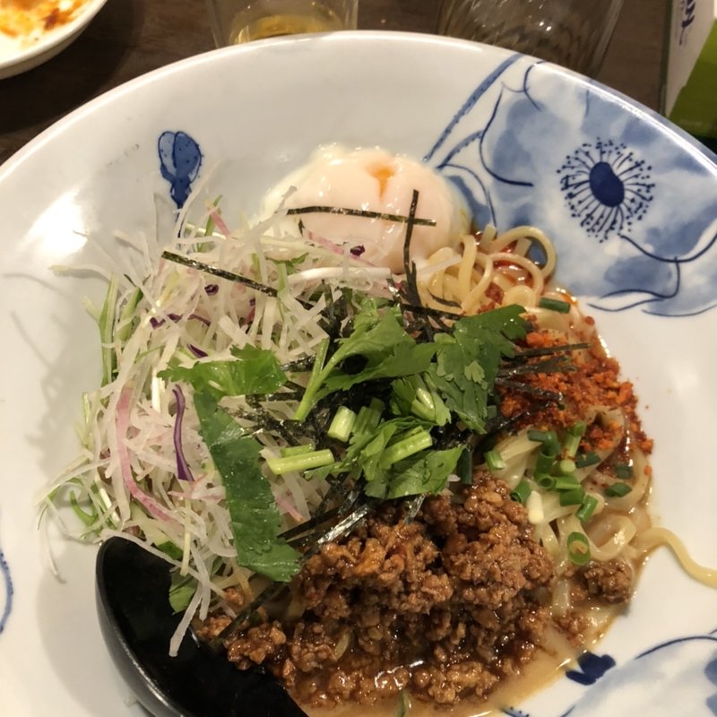 汁なし坦々麺(四川麺家 龍の子)