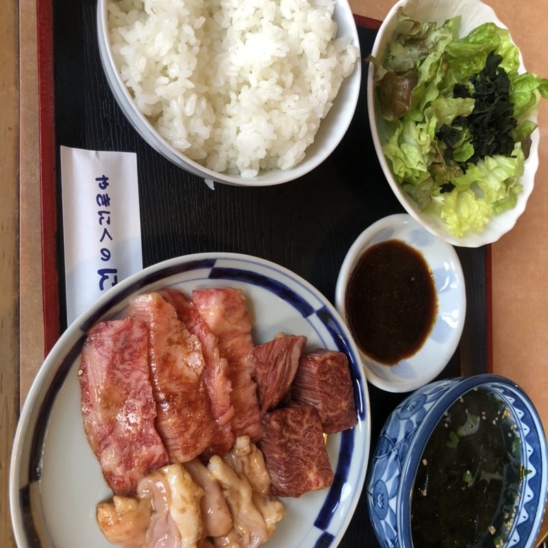 ランチ ミックスセット（1人前）(やきにくのにしもと )