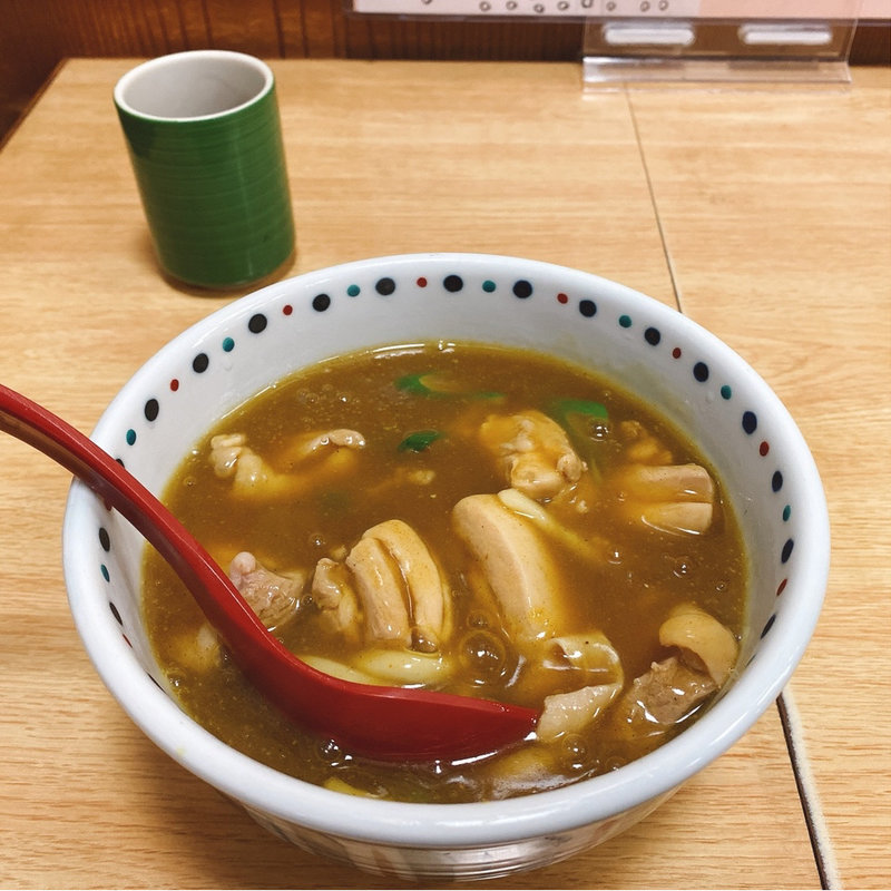 鶏カレーうどん(おかる )