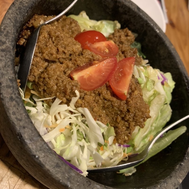 石焼きタコライス(ちぬまん 恩納サンセットモール店 )